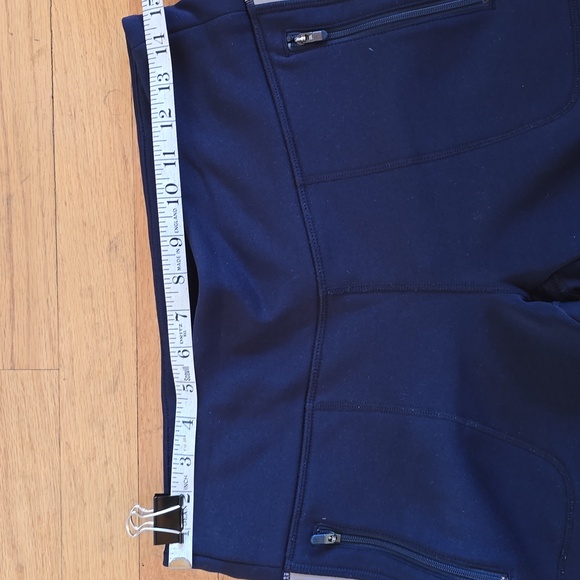 Athleta Navy Street To Summit Fleece Lined Leggings- M - Picture 2 of 9